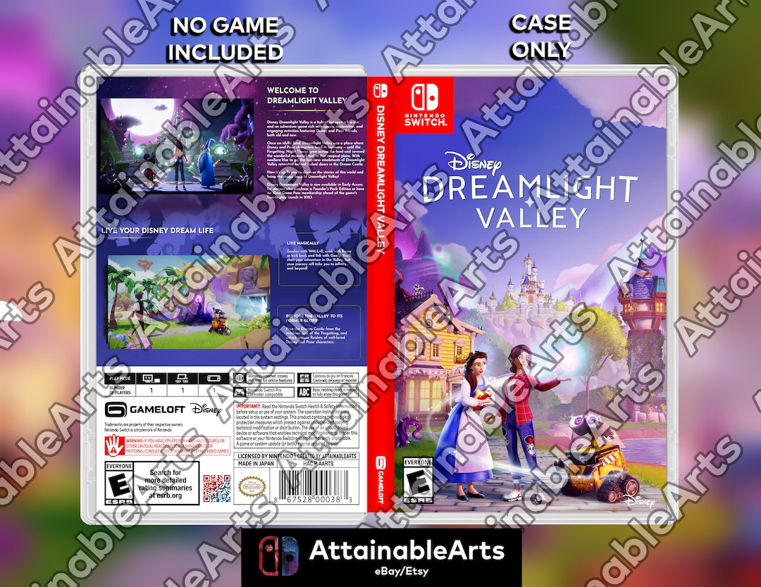 Disney Dreamlight Valley Custom Nintendo Switch Boxart With Physical