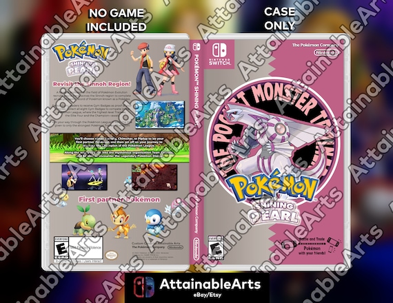 Pokémon Sword Custom Nintendo Switch Boxart With Physical 