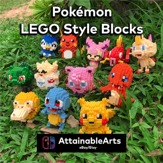 LEGO Pokemon Blocks pokemon Legos, Nano Blocks, Micro Blocks