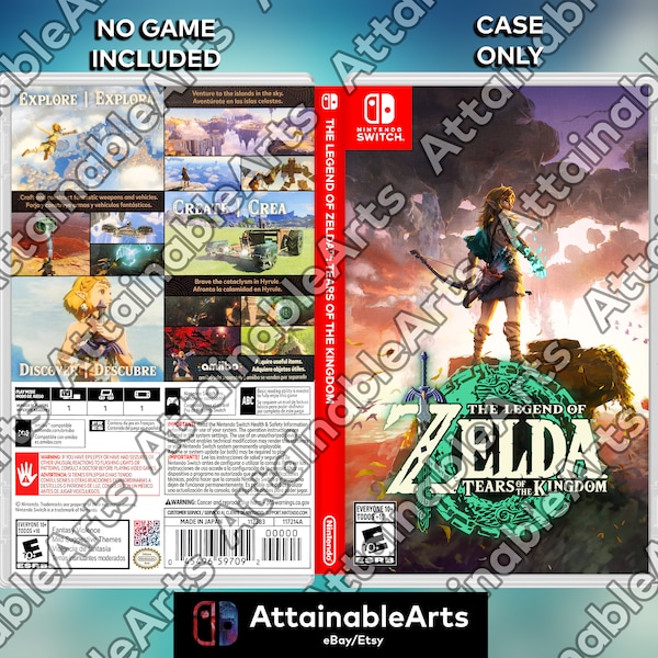 Zelda Custom Switch Case - Etsy