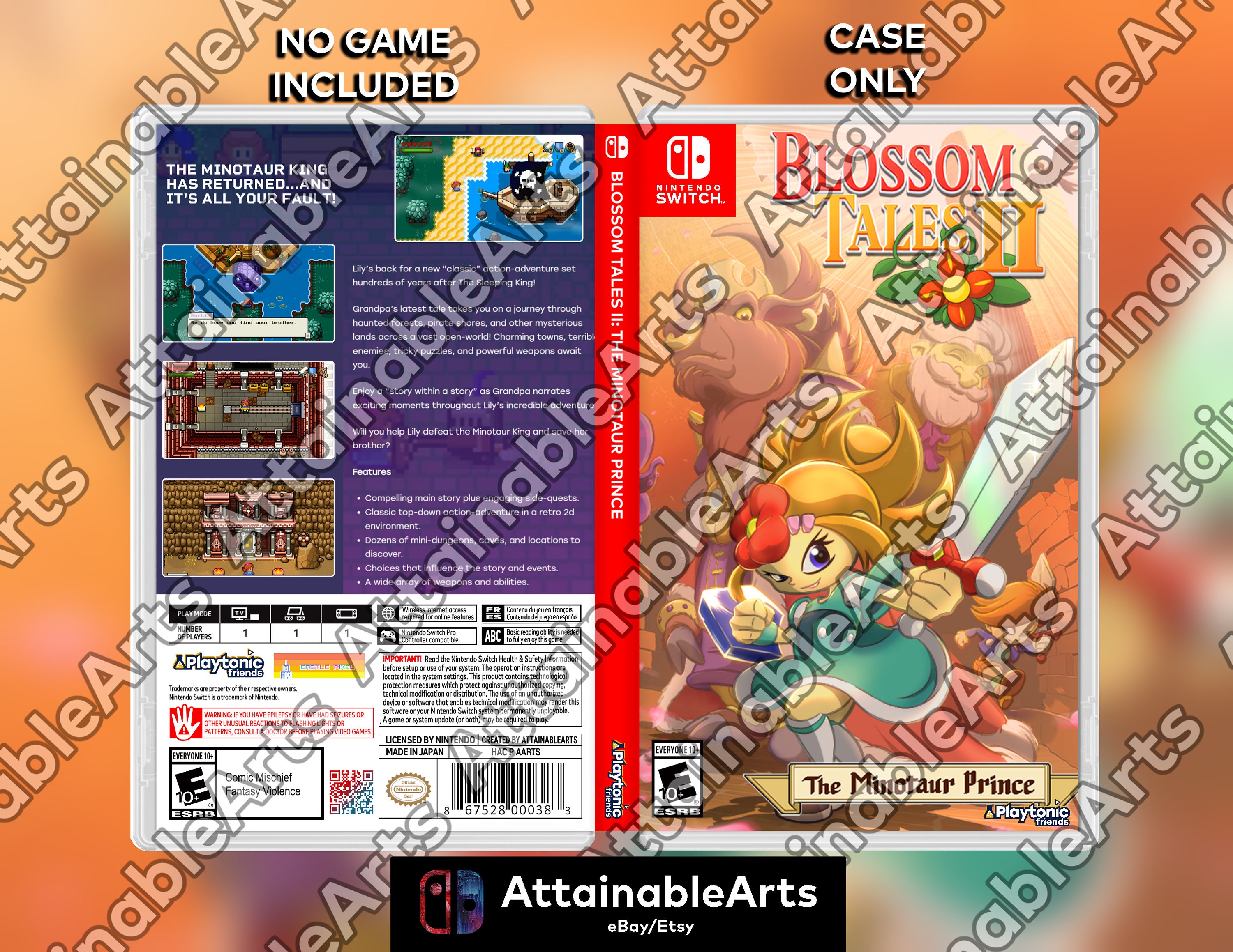 Banjo-Kazooie Tooie: Nintendo 64 (N64) Nintendo Switch Custom  Covers/Physical Game Cases (Boxart) - NO GAME INCL.