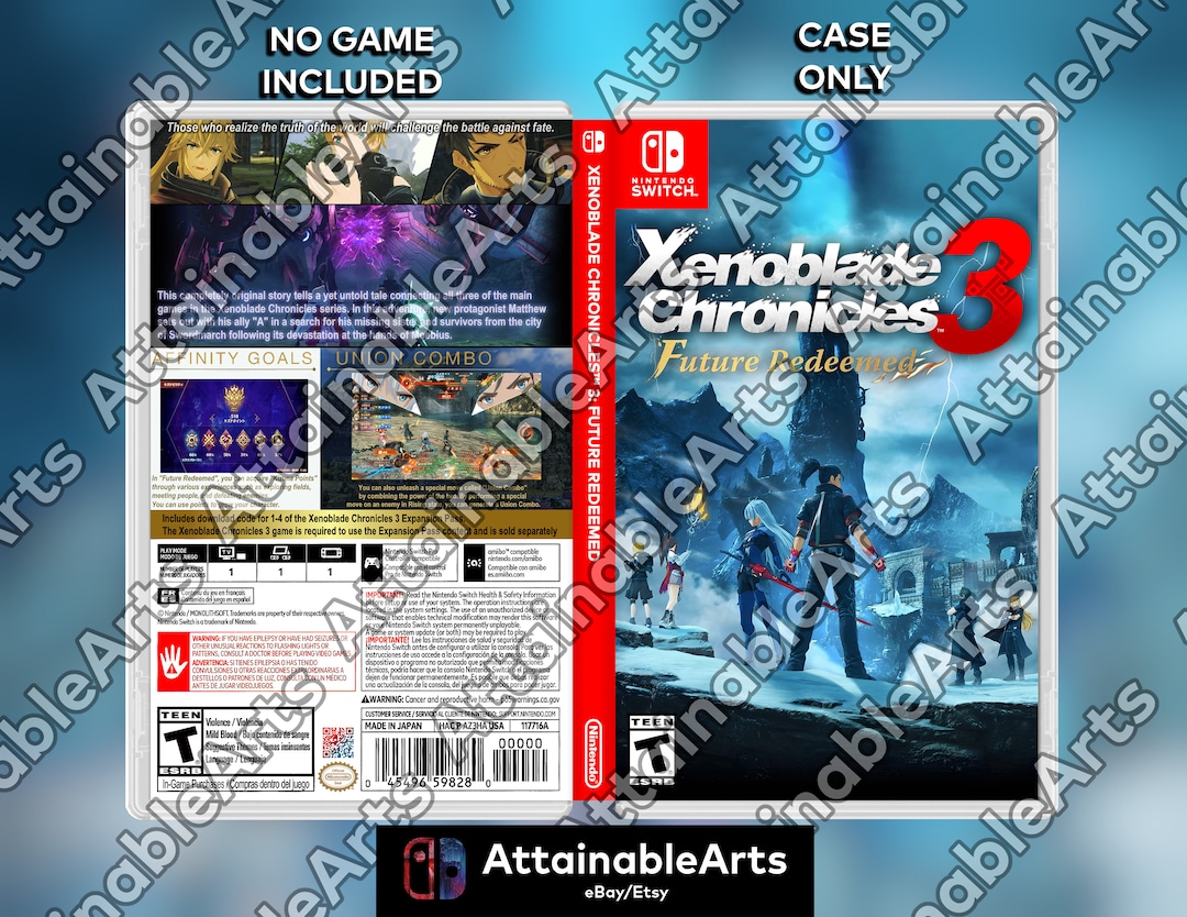 Xenoblade Chronicles 3 Future Redeemed - Replacement Case