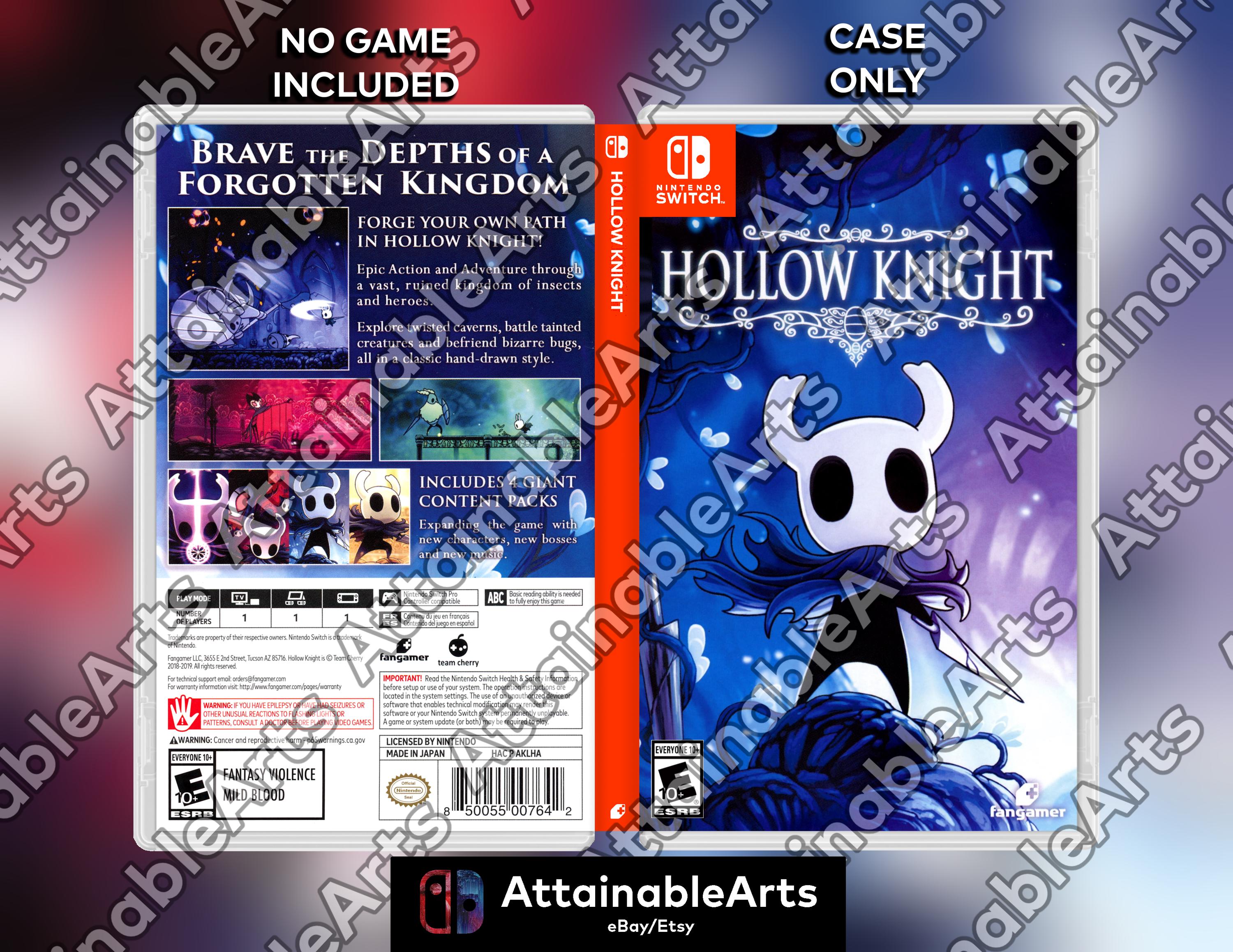 Hollow Knight - Custom Nintendo Switch Boxart With Physical Game