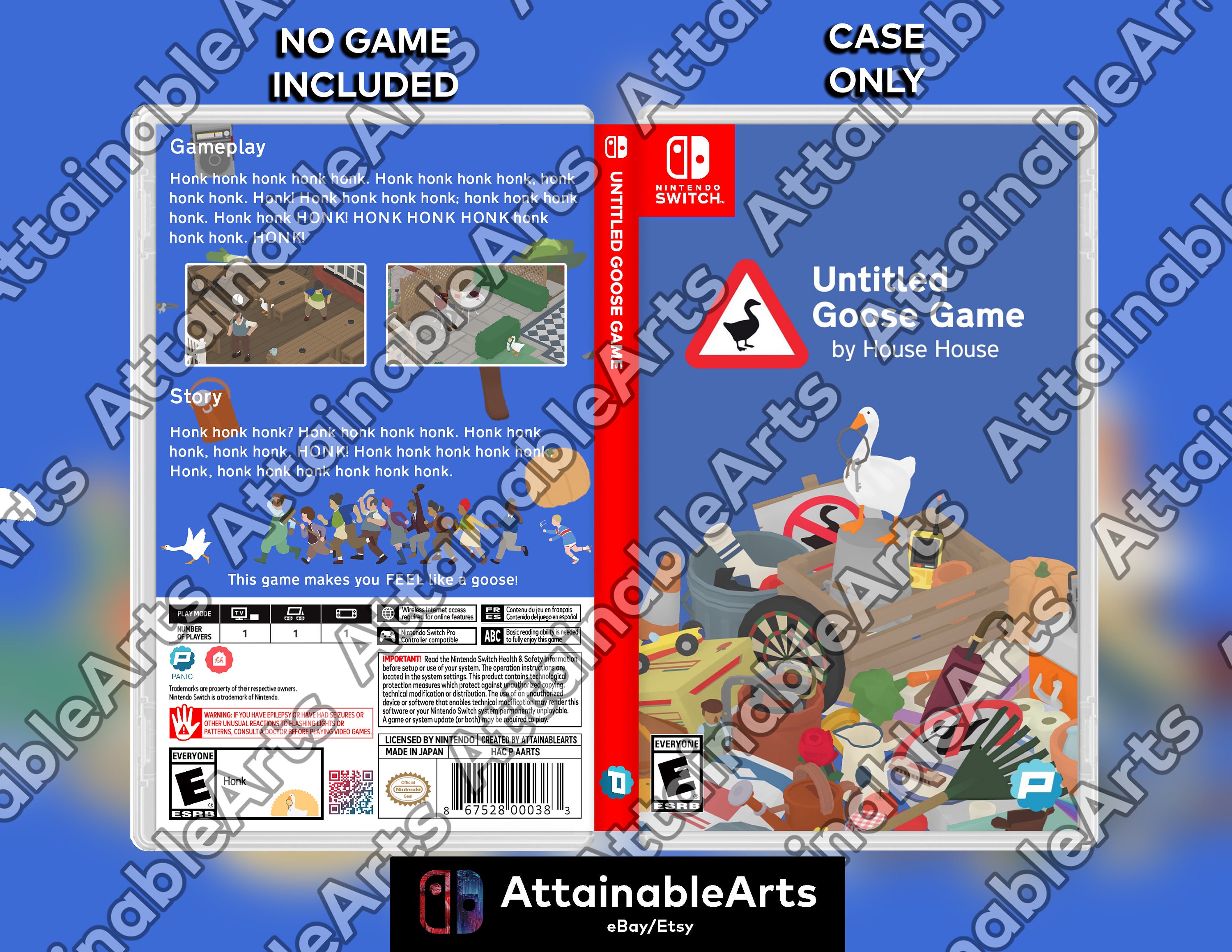 Untitled Mario Goose Sticker Glossy Vinyl Video Game Decal -  Portugal