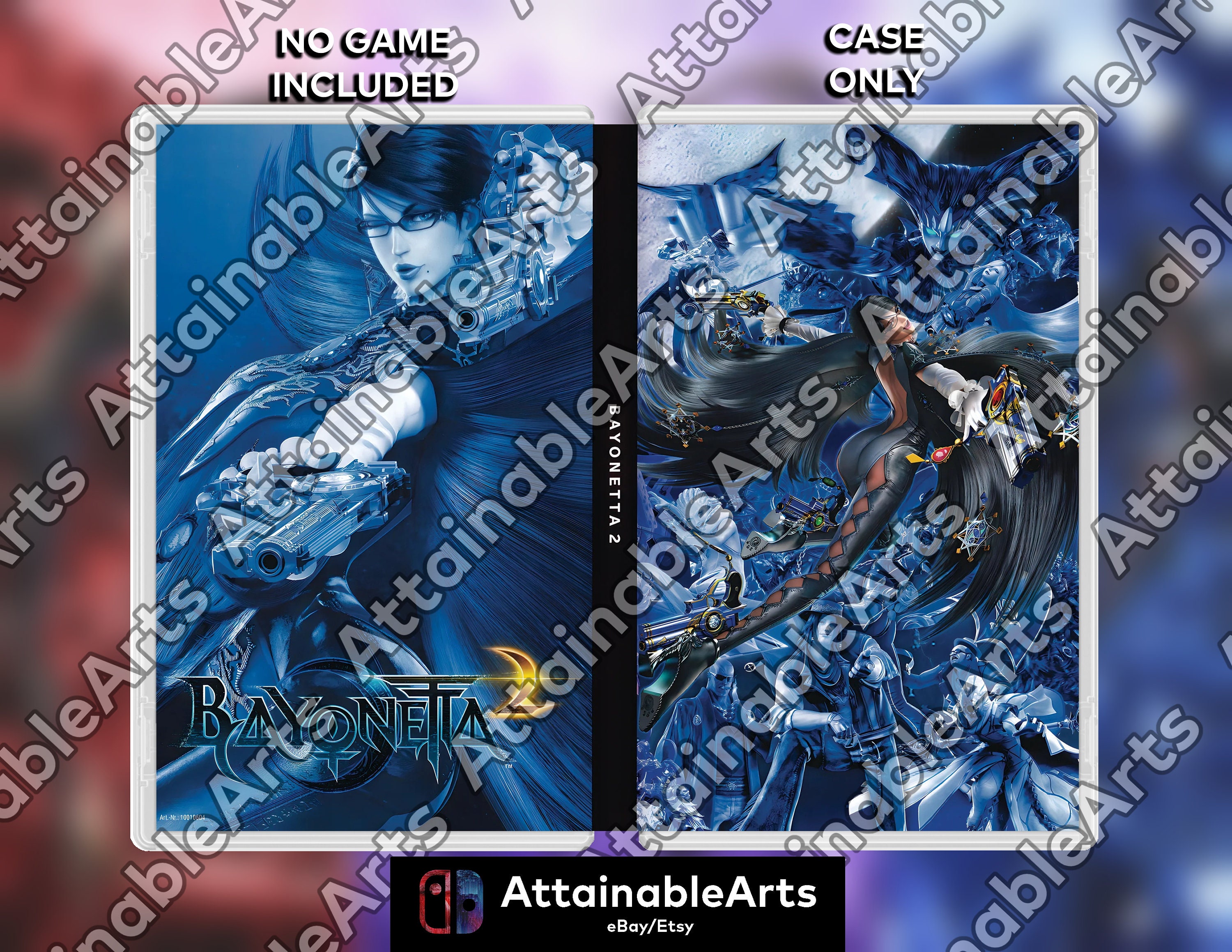 Bayonetta 3 Reversible Cover Art: Insert / Case for Nintendo 