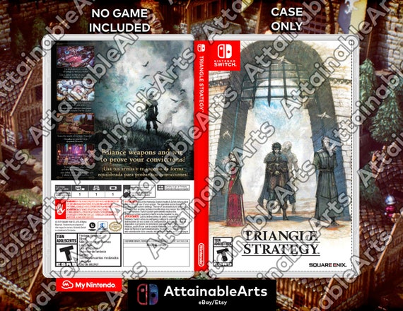My Nintendo - Nintendo Physical With Switch Boxart Case Game Custom no Game Incl. Boxart Strategy Etsy Triangle