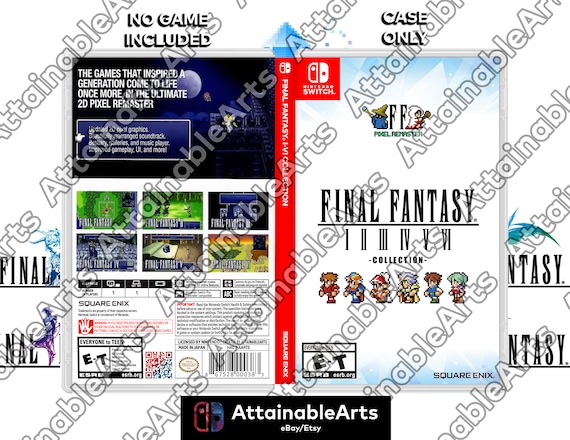 Final Fantasy Pixel Remaster - Custom Nintendo Switch Boxart