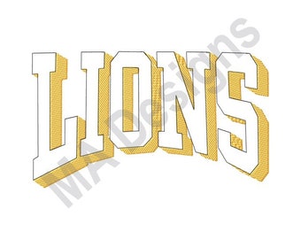 Lions - Machine Embroidery Design
