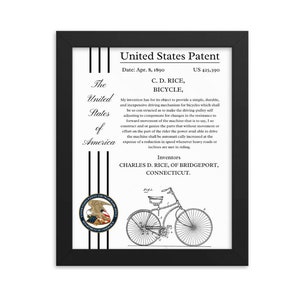 Unique personalized patent print. Perfect gift for inventors. US Patent Office logo. Made to order, professional framing. Order now!