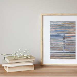 Abstract Women Watercolor Abstract Art, Printable Wall Art, Minimalist Digital Download Wall Décor Prints