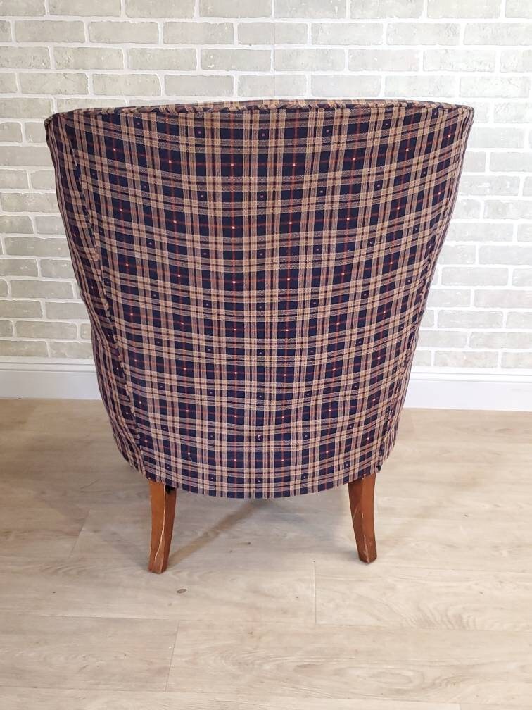 Customize Me Vintage Wingback Chair Frame Available for Etsy