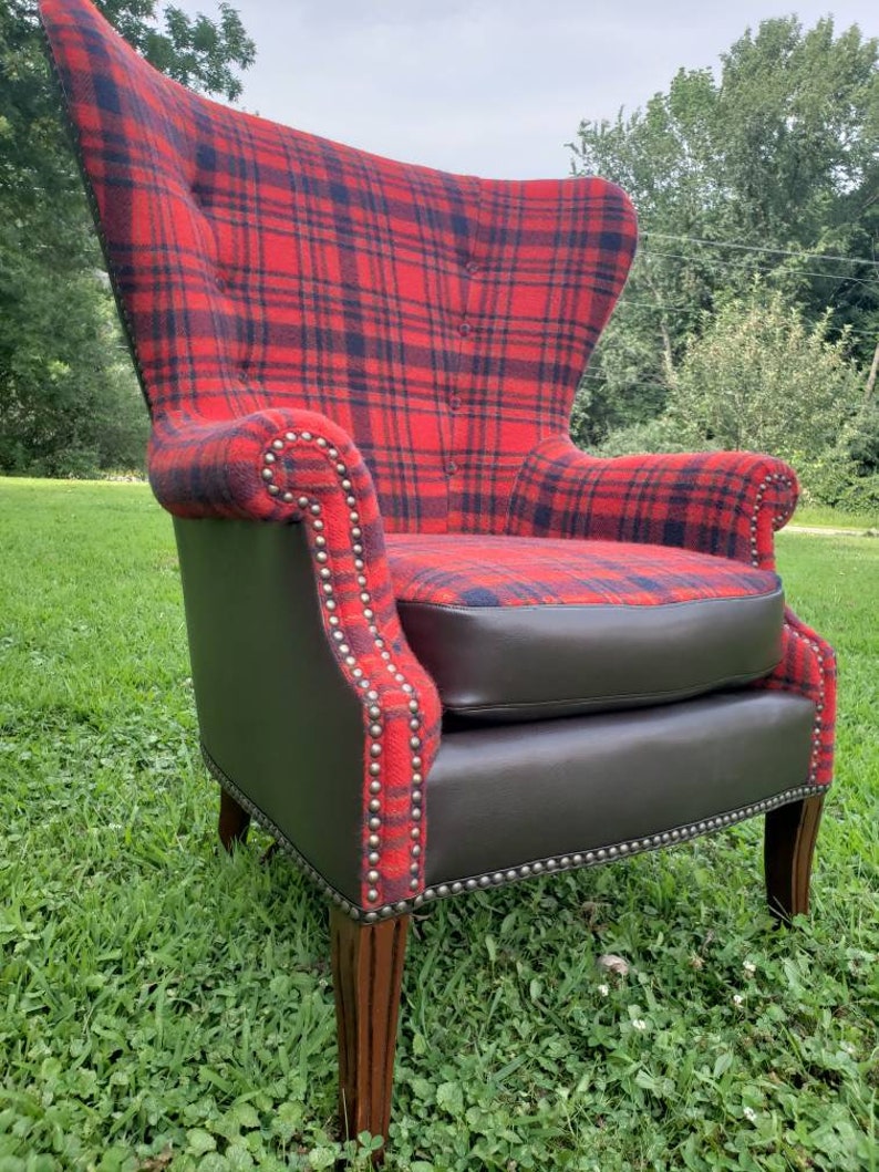 Sold Custom Re Create Red Vintage Pendleton Plaid Image 0