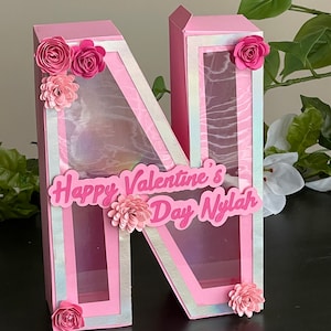Coffrets cadeaux 3D, Lettres 3D, Lettres 3D Shaker, Coffrets cadeaux, Cadeaux d'anniversaire