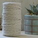 Cotton Rope, 4 Mm, 4 Strand ply Twisted, 100% Natural. Macrame Rope ...
