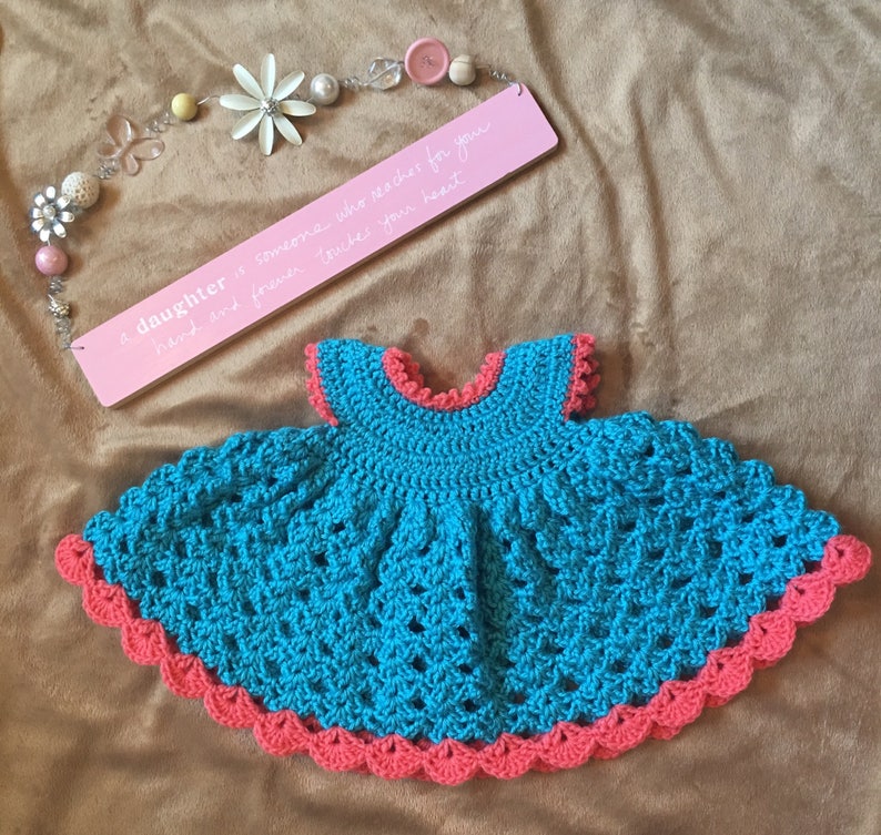 Crochet baby dress