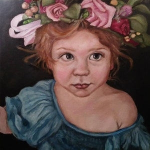 Custom Portrait, Custom Oil Portrait, Painting From Photo, Commission Portrait, Made To Order Painting.