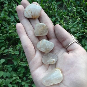 Tumbled Citrine Stone, Tumbled Citrine, Citrine Crystal