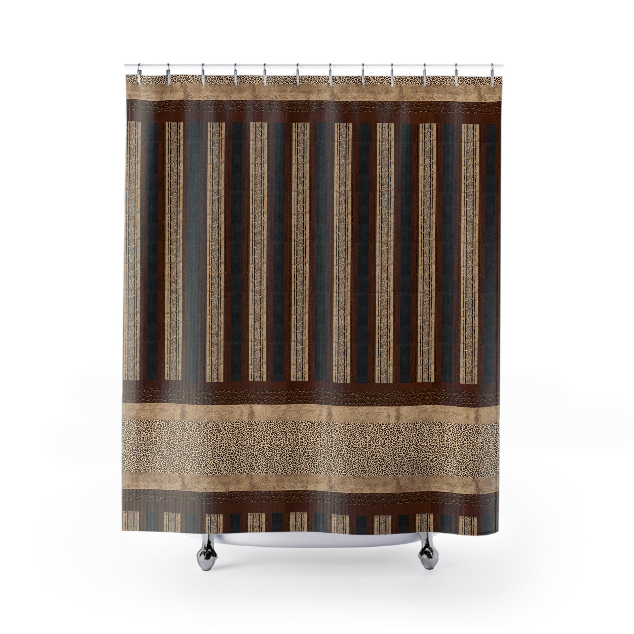 Brown and Black Bathroom Man Bathroom Decor With Black and Brown ...