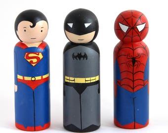 spider man peg doll