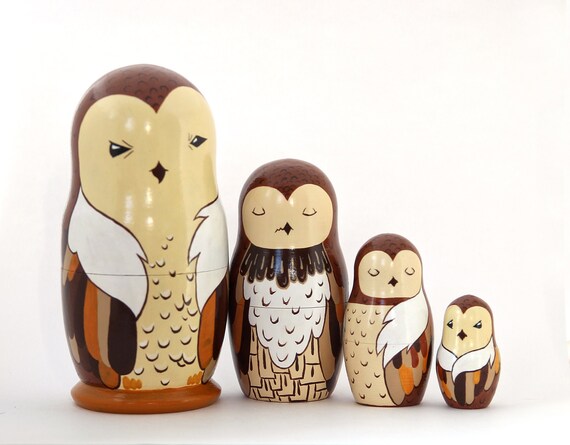 owl stacking toy