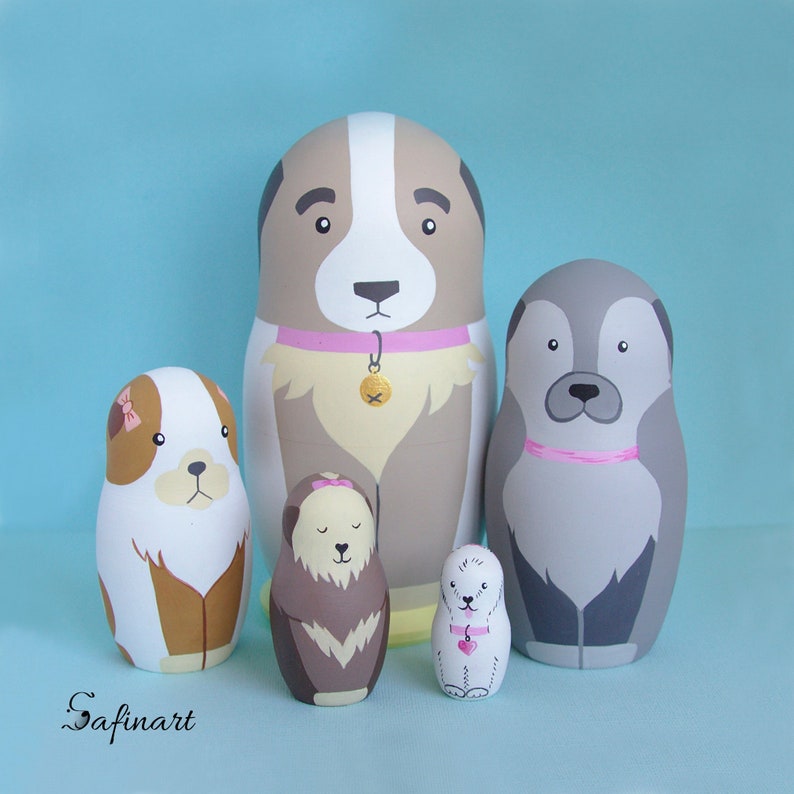 dog nesting dolls
