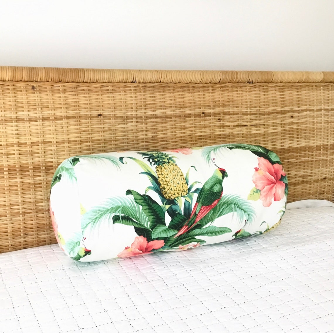 Bolster cushion coastal home decor bed bolster pillow couch Etsy