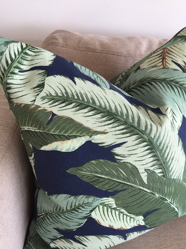 Outdoor Cushions in Tommy Bahama Fabric Palm Leaf Pillow Etsy Australia