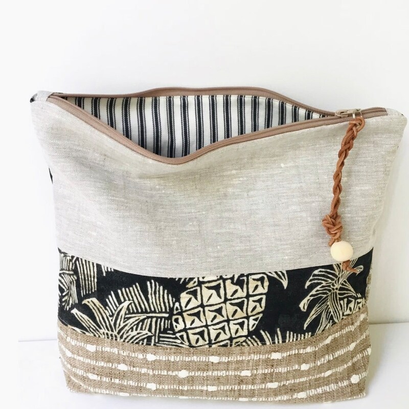 Buckle Clutch Bag in Fabric main image 1