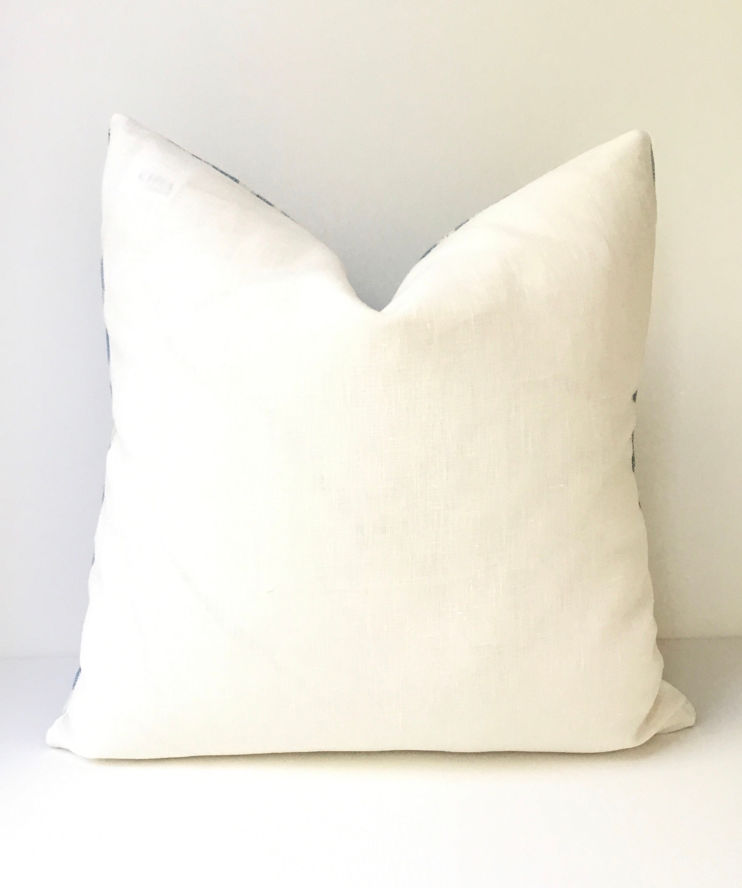 Woven Ikat Blue and Green Cushion Covers Coastal Pillows Etsy