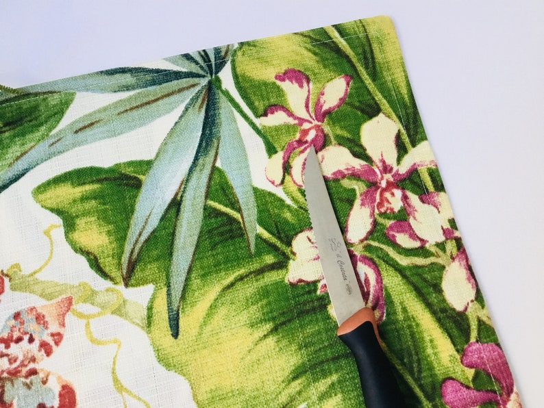 Fabric placemats Cloth placemats Engagement gift Coastal Etsy