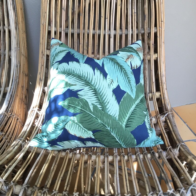 Outdoor Cushions in Tommy Bahama Fabric Palm Leaf Pillow Etsy Australia