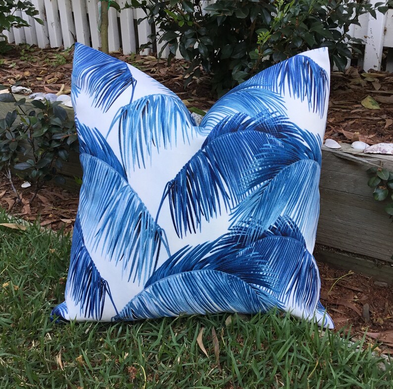 Outdoor Coastal Style Pillow Covers Tommy Bahama Tropical Home Etsy