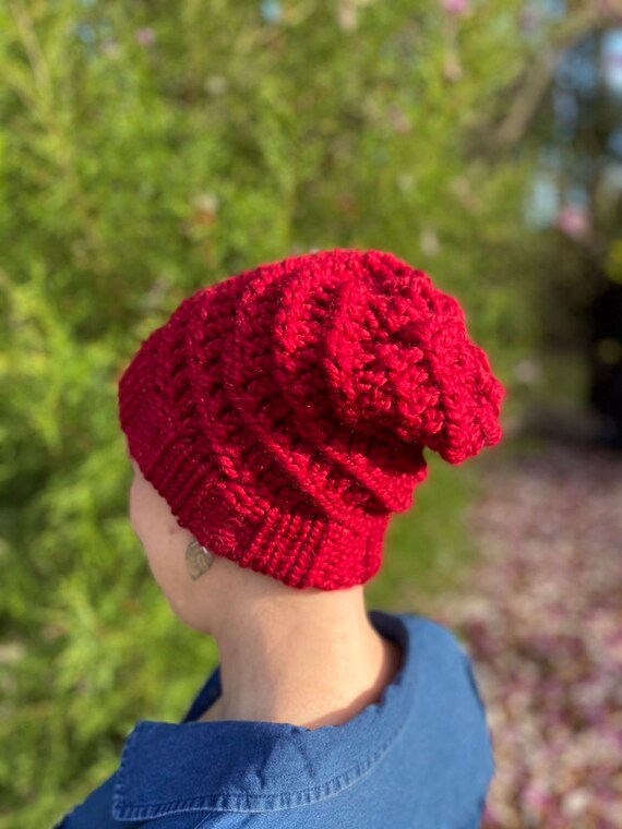 Women's Hand Knitted Wool Blend 