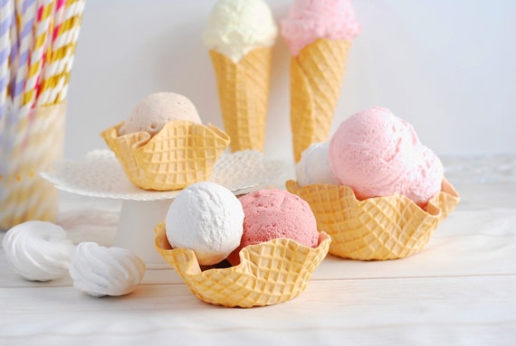 ice cream waffle bowl