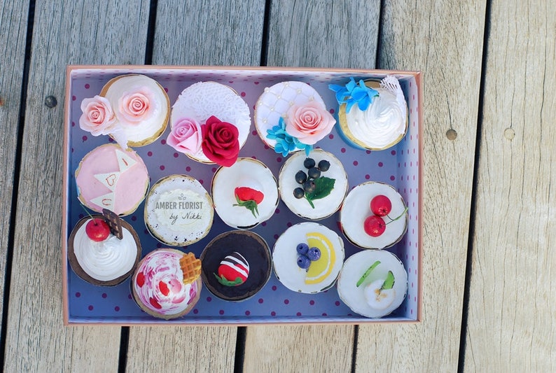 Fake food,Fake Cupcake Realistic Cupcake Forever cupcakes Faux CupcakeDisplay Dessert Display Cupcake Gifts Under 10,gift for her