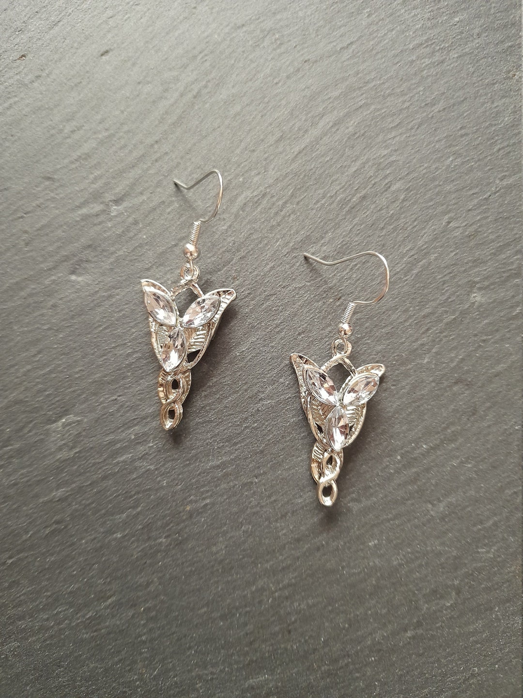 Orecchini Princess Arwen Evenstar In Argento 925 - Cosplay Il Signore Degli Anelli - 3