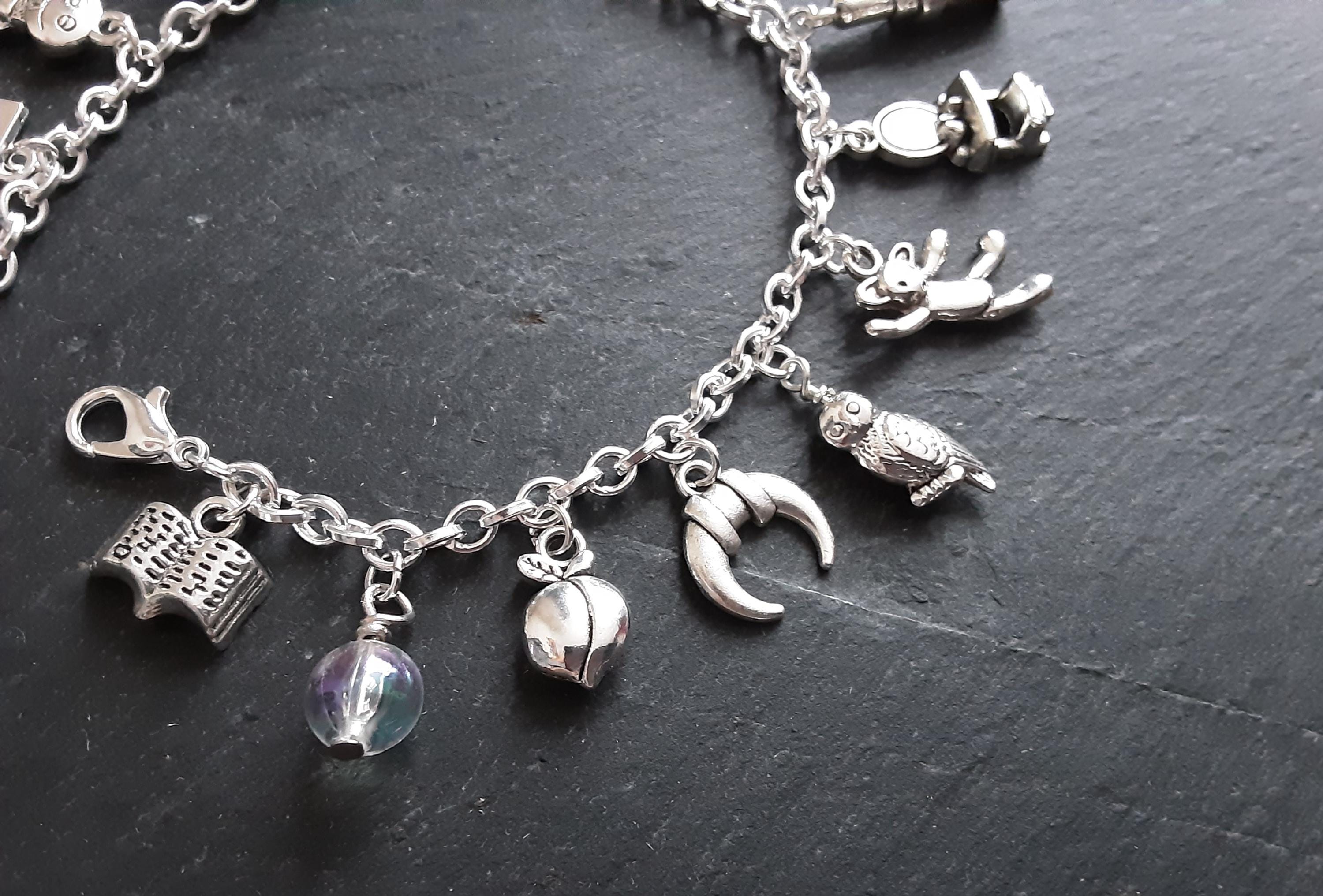 Labyrinth Charm The Labyrinth Movie Theme Silver Plated Charm Bracelet Jim Henson's ...