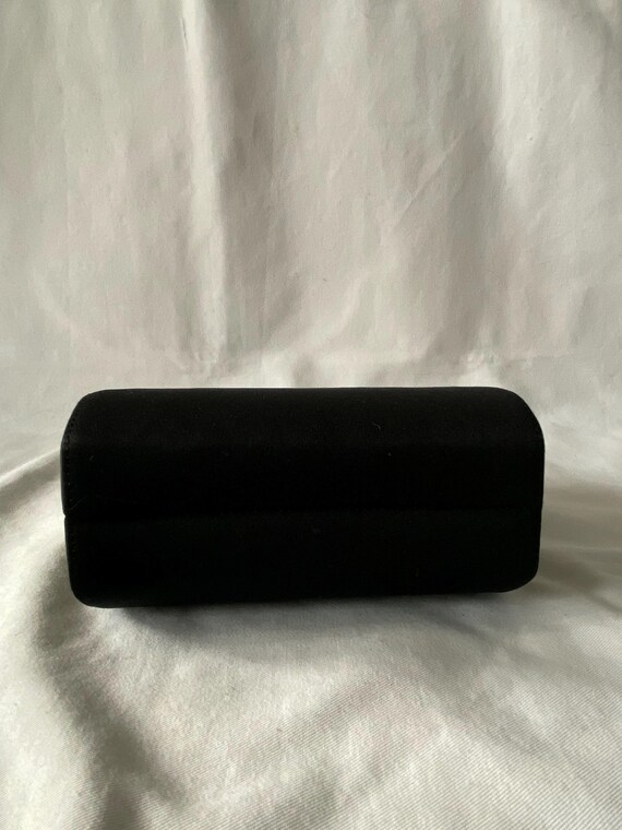 Rodo black satin structured statement bag with cu… - image 7