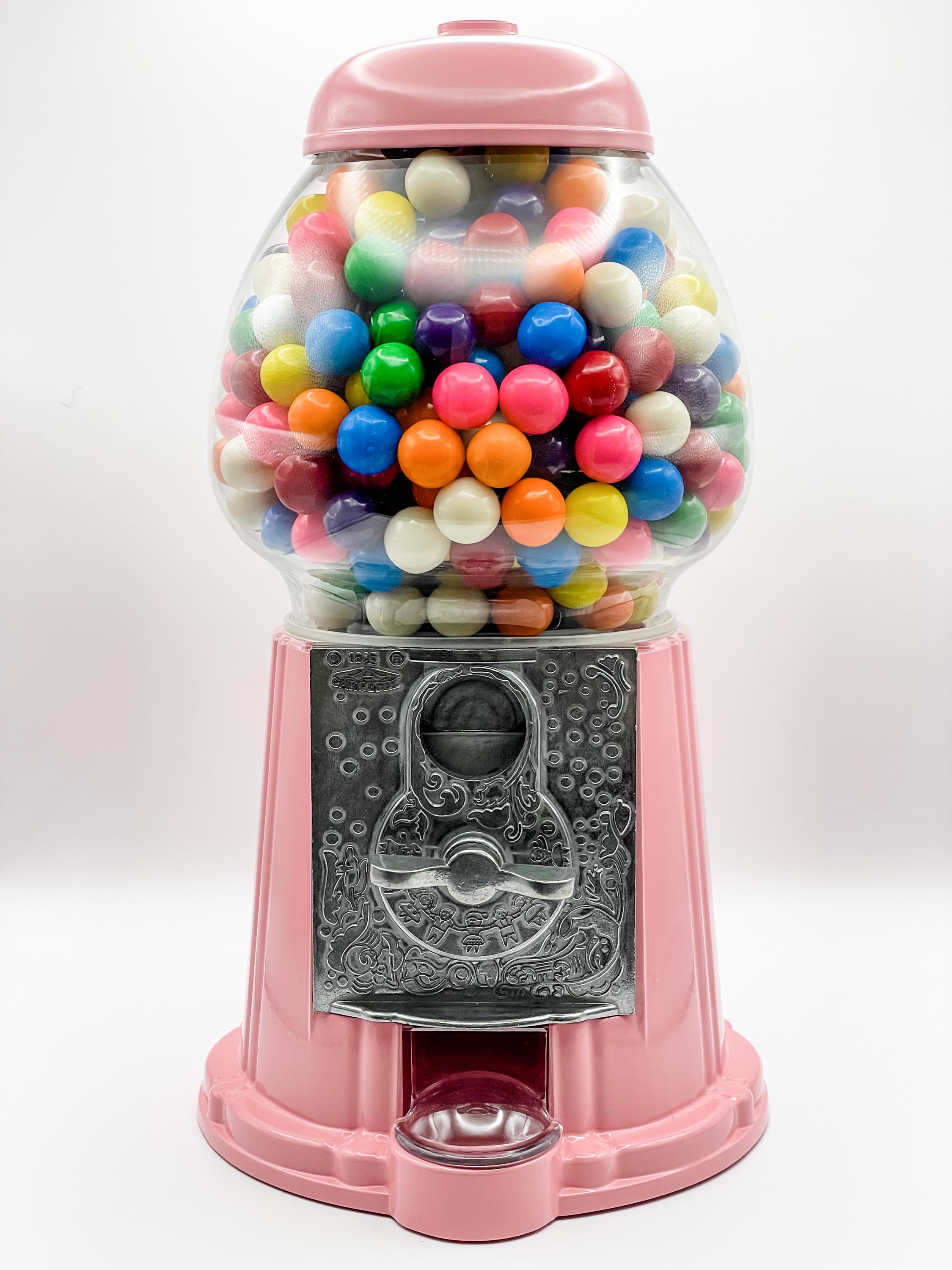 Distributore Di Gomme Da Masticare Rosa Shocking: Distributore Di Caramelle Retrò, Opzione Senza Monete - Italia - Foto 2