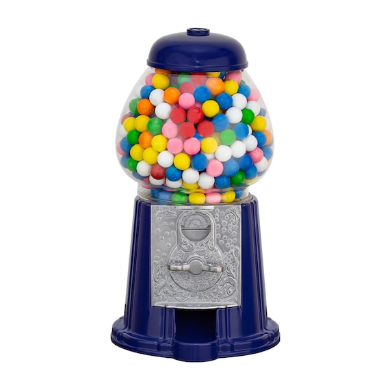 Gumball Dreams Classic Gumball Machine / Candy Dispenser Navy Blue 