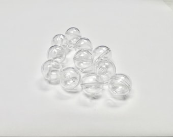 Doorzichtige lege verkoopcapsules van 15 mm – miniprijzenautomaat, verpakking van 50