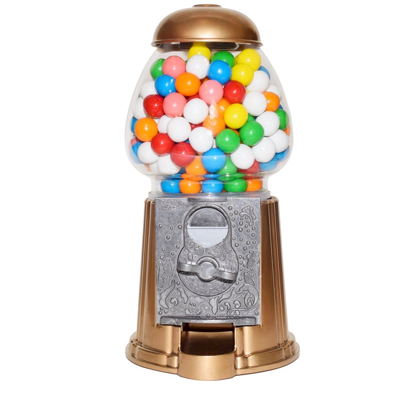 Gumball Dreams Gumball Machine in Gold 3 Sizes Optional Etsy
