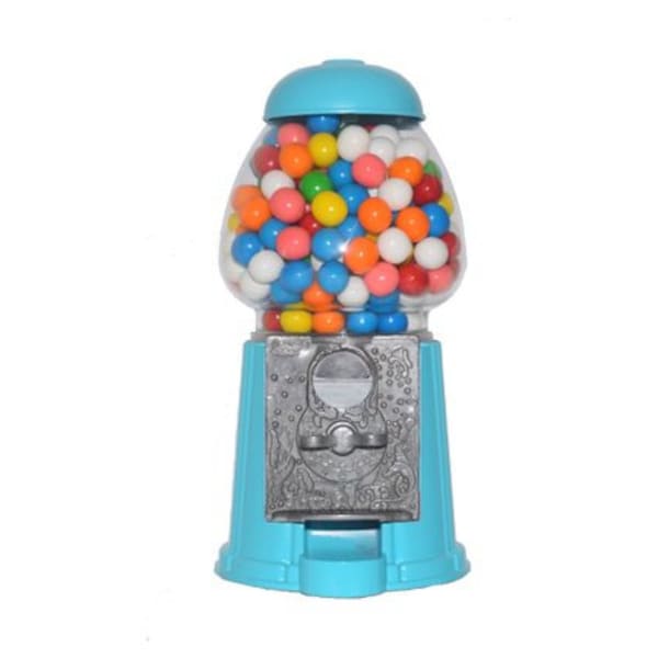 Turquoise Gumball Machine with Optional Stand - Fun and Playful Décor Accent | Fast Shipping