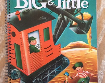 Big and Little Wonder Book Sculptured Cover Book 1954 by John Hull vintage