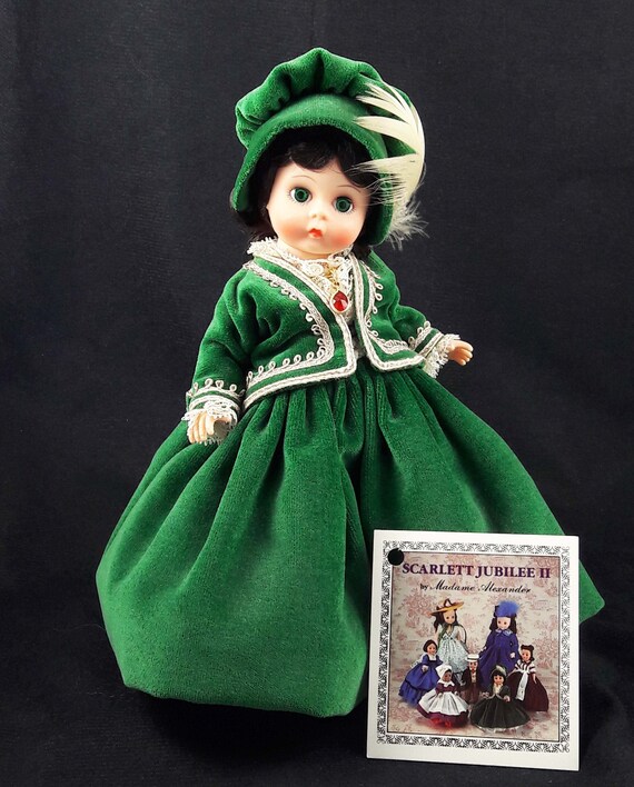 Scarlett From Gone With the Wind - Jubilee II Series #400 Made 1989 Only  Madame Alexander Iconic Green Velvet Dress - Tag & Orig Box Incld - Etsy