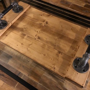 Rustic Industrial Pipe Tray - Etsy