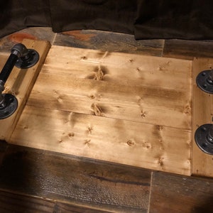 Rustic Industrial Pipe Tray - Etsy