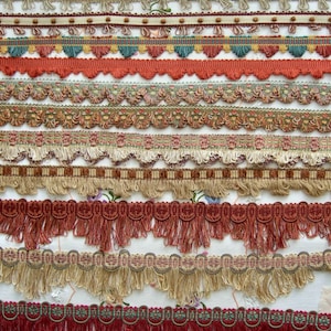 French Vintage Trim, Fan Edge Braid, Sold by the Meter