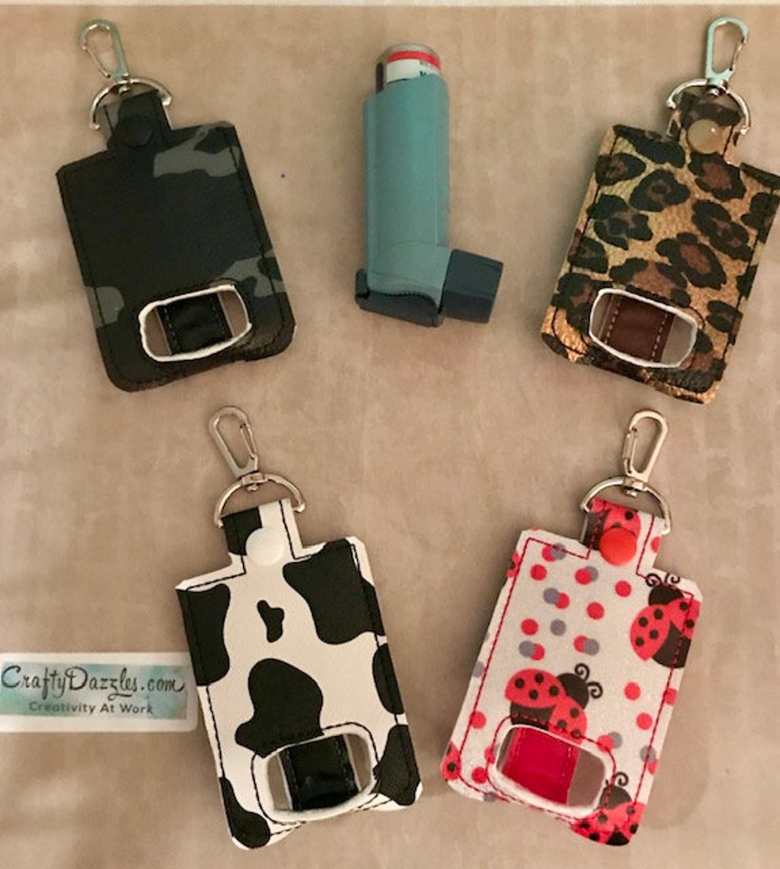 Asthma Inhaler Case Military Inhaler Holder Camo Camouflage Etsy