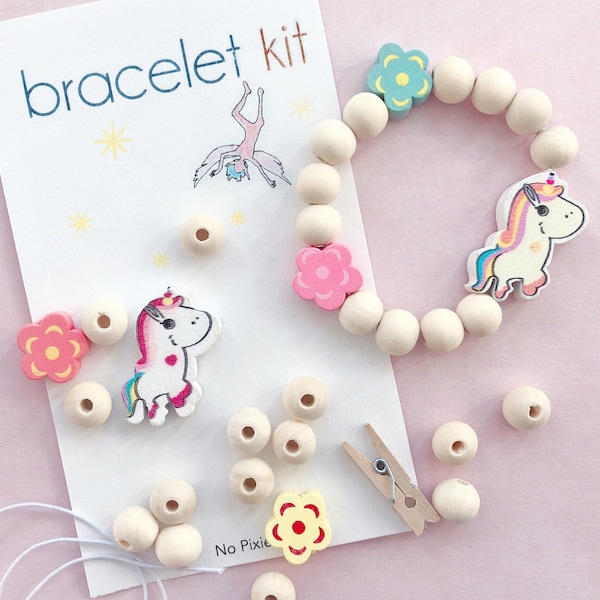 Unicorn Party Favors DIY Bracelets for kids girls birthday party unicorn jewelry unicorn bracelet unicorn birthday party princess party